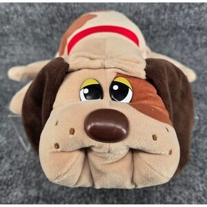 Basic Fun Pound Puppies Plush Kids 17in Tan Brown Spotted Floppy Dog 2019 Cute